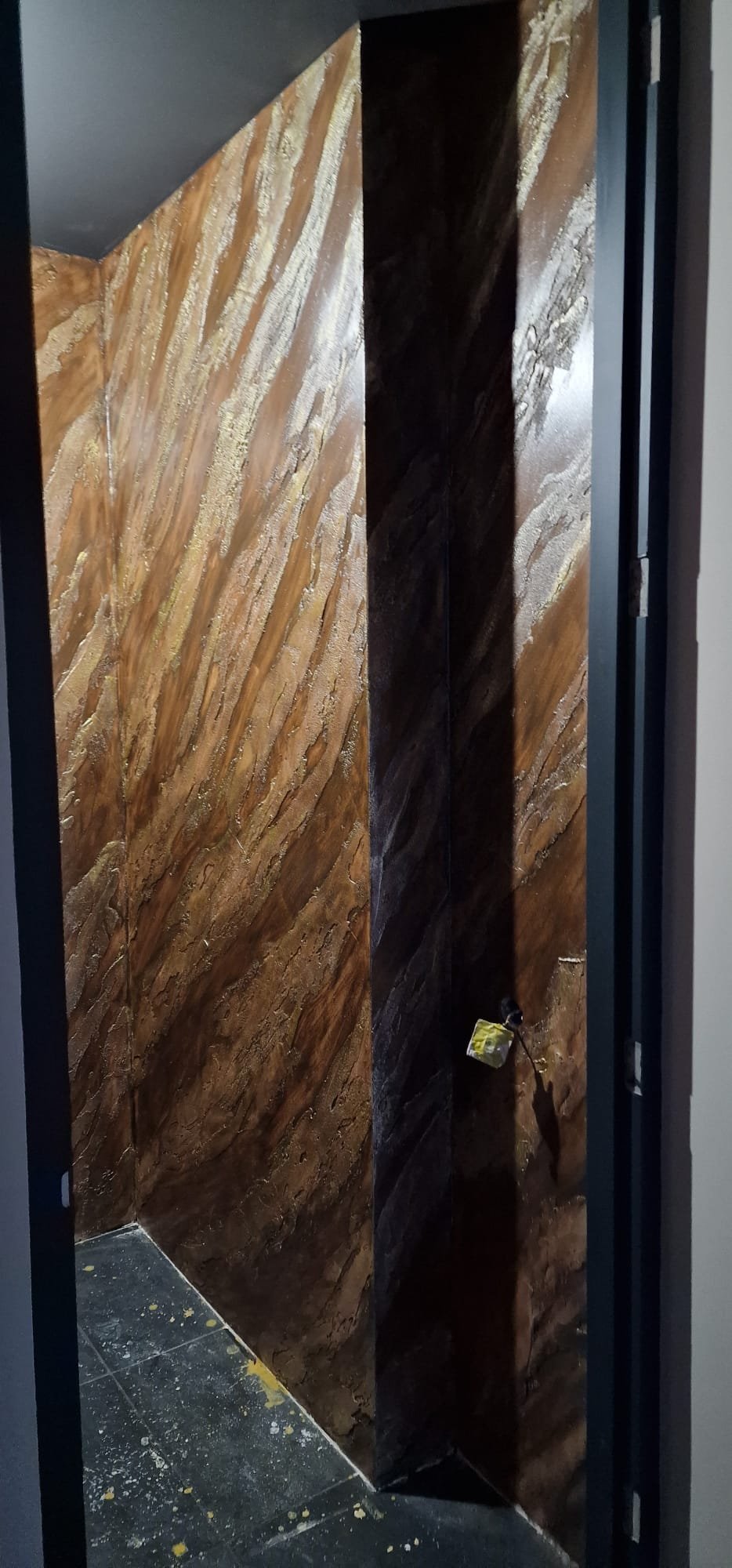 Decoratieve wand marmerlook